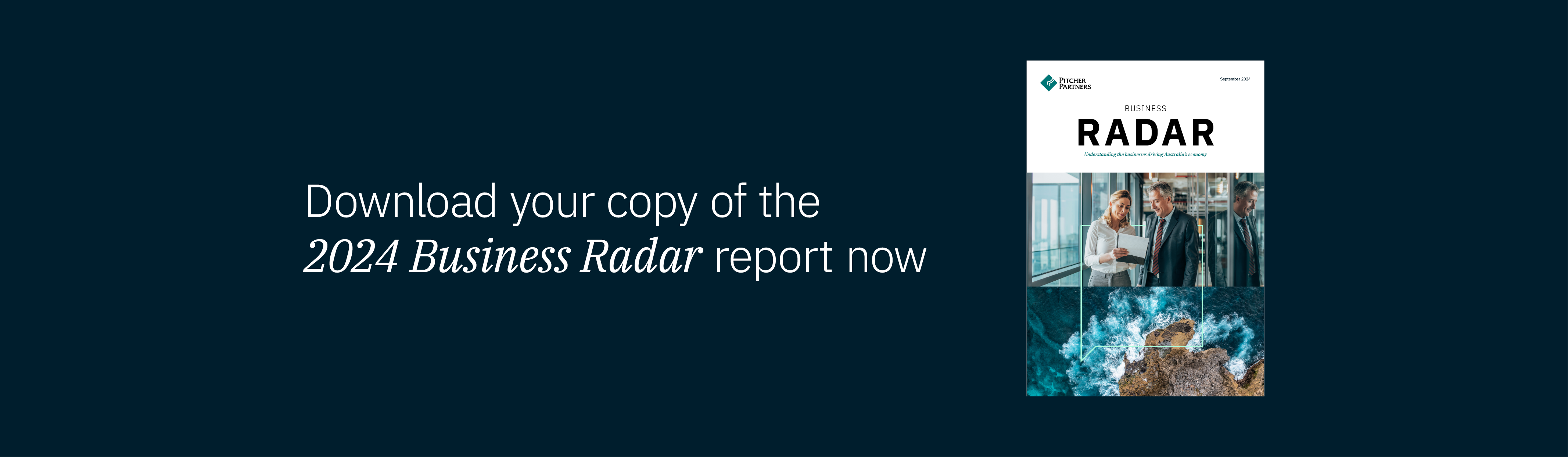 Download a PDF copy of the Business Radar report on Business Succession.